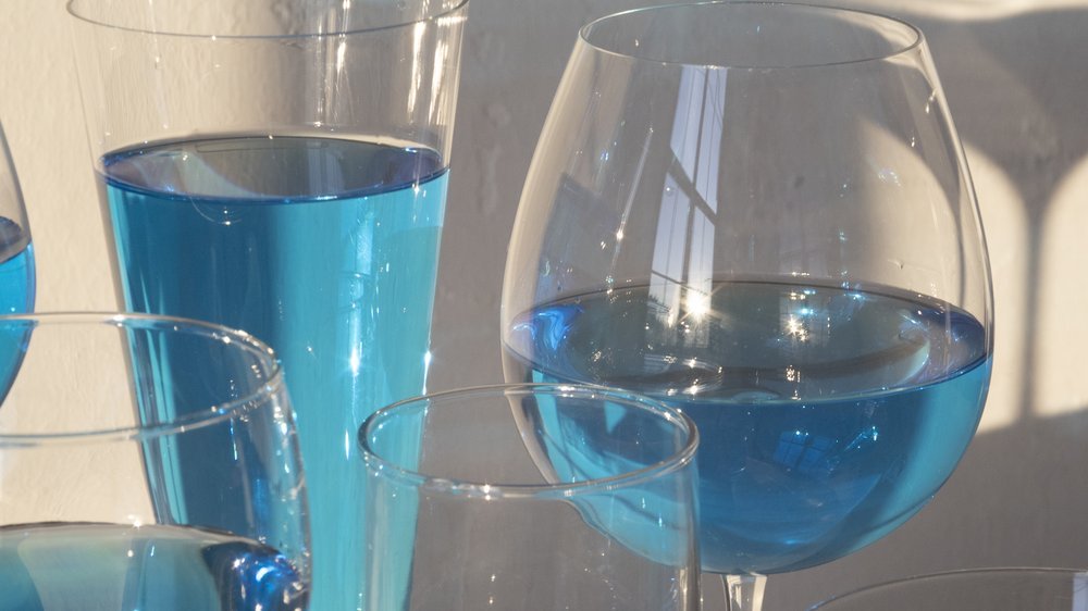 blauer cocktail