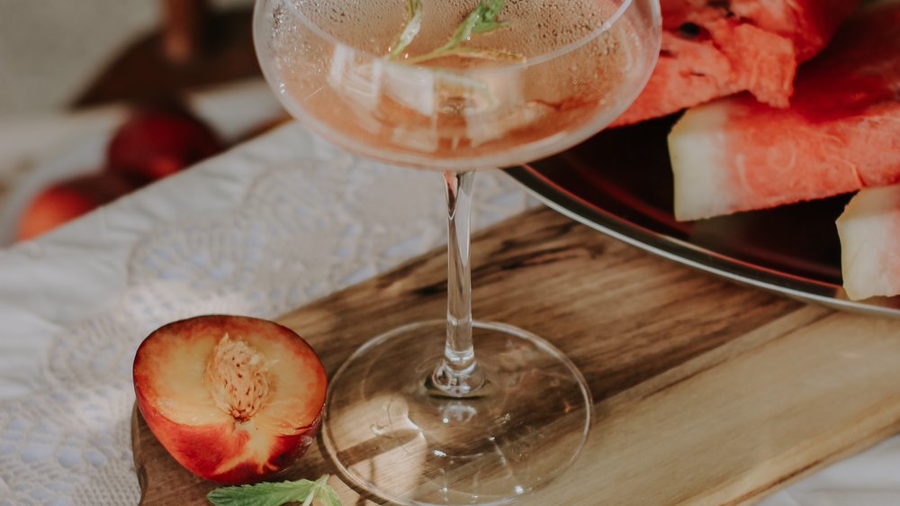 pfirsich cocktail mit alkohol